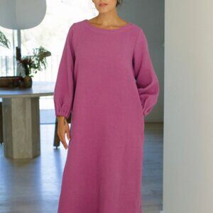 Rachel Pally long sleeve dress pink MEDIUM